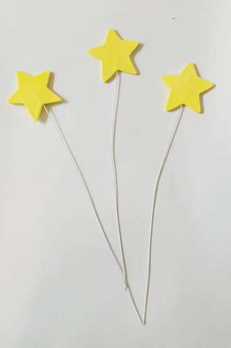 Gumpaste Star - Yellow - Click Image to Close
